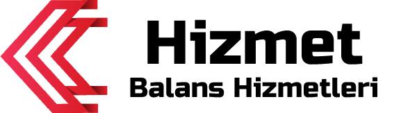 Hizmet Balans Siyah Logo